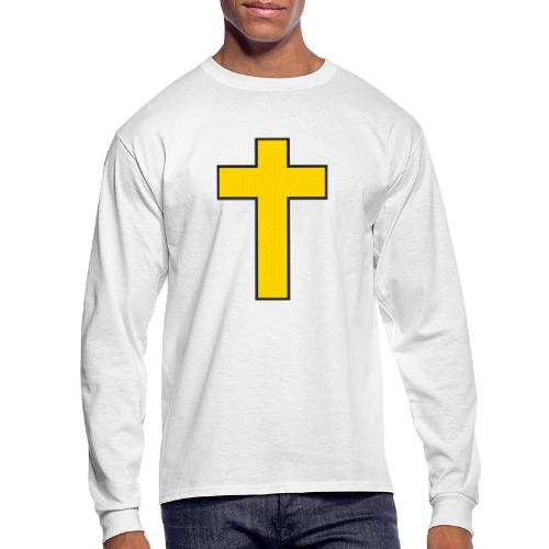 Kevlar Cross Shirt–Christian Strength and Protect - Men's Long Sleeve T-Shirt