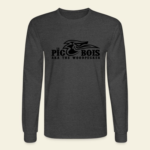 Le PicBois - Black Logo - Men's Long Sleeve T-Shirt