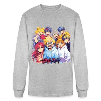Thrill Rush Squad - Men's Long Sleeve T-Shirt - heather gray - Front