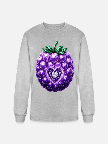 PURPLEBERRY EXTRAVAGANZA - Men's Long Sleeve T-Shirt - heather gray