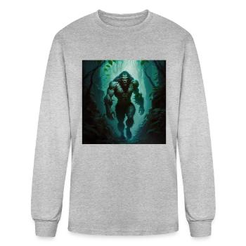 werewolf - Men's Long Sleeve T-Shirt - heather gray - Front