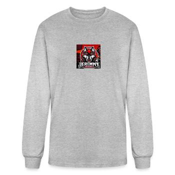 Jeremythegamer15 Produits dérivés - T-shirt à manches longues Homme - gris chiné - Devant