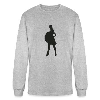 Dancer - Men's Long Sleeve T-Shirt - heather gray - Front