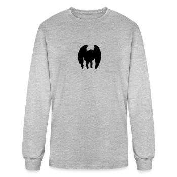Mothman - Men's Long Sleeve T-Shirt - heather gray - Front