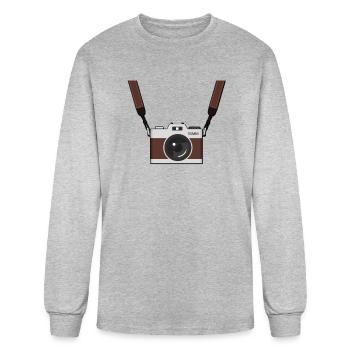 Tourist Halloween Costume - Men's Long Sleeve T-Shirt - heather gray - Front