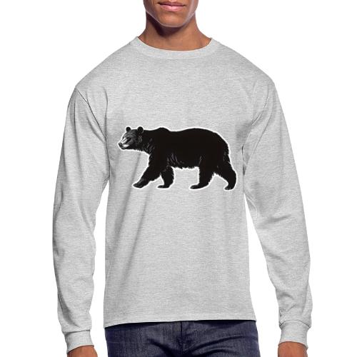 Midnight Black Bear - Men's Long Sleeve T-Shirt