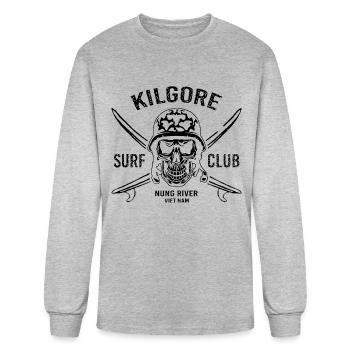 Kilgore Surf Club - Men's Long Sleeve T-Shirt - heather gray - Front