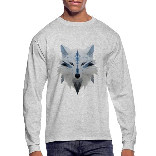 Ivory Grace Wolf - Men's Long Sleeve T-Shirt