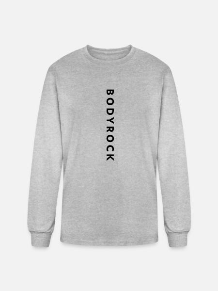 BR Vertical - Men's Long Sleeve T-Shirt - heather gray
