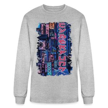 cyberpunk - Men's Long Sleeve T-Shirt - heather gray - Front