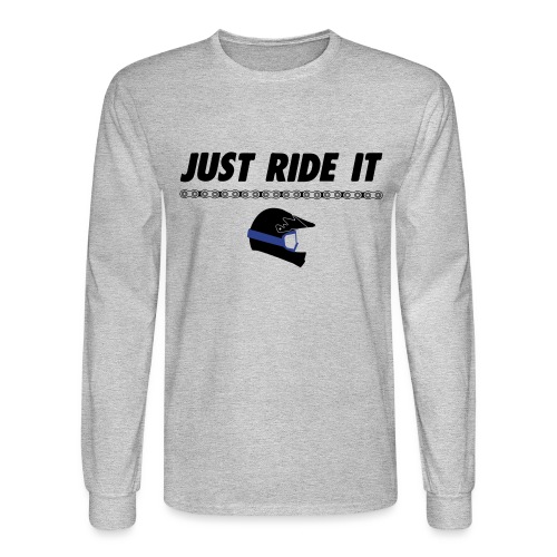 Just Ride it - Dirt - Men's Long Sleeve T-Shirt