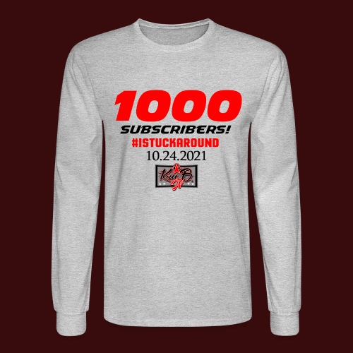 1000 Subscriber T-Shirt Volume 2 - Men's Long Sleeve T-Shirt
