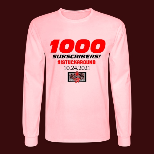 1000 Subscriber T-Shirt Volume 2 - Men's Long Sleeve T-Shirt