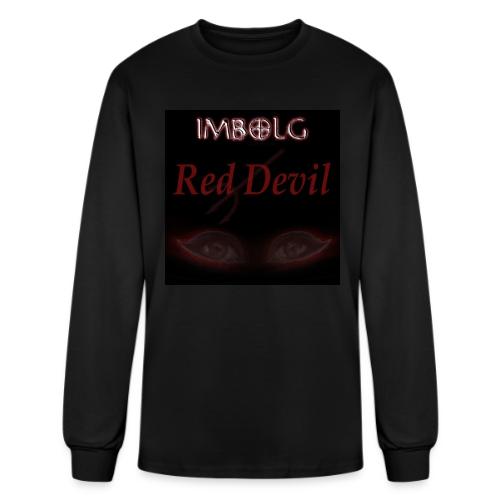 Red Devil (with Black Background) - Men's Long Sleeve T-Shirt