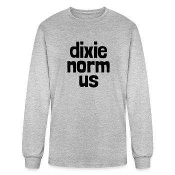 Dixie Norm Us Inappropriate Humor Embarrassing - Men's Long Sleeve T-Shirt - heather gray - Front