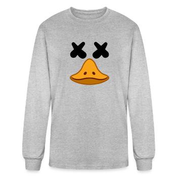 X Eyes Goose Hunting Season Goose Hunter - Men's Long Sleeve T-Shirt - heather gray - Front