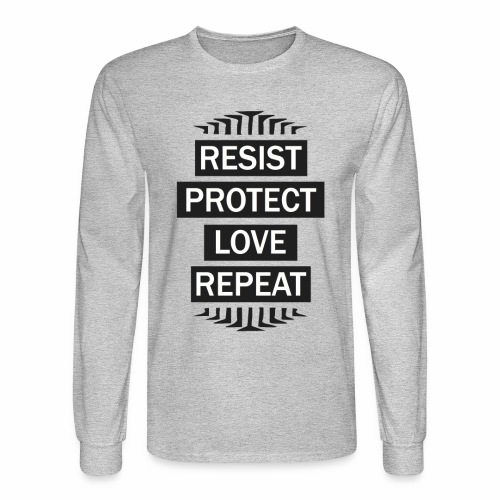 resist repeat - Men's Long Sleeve T-Shirt