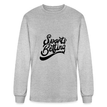 Sports Betting - Men's Long Sleeve T-Shirt - heather gray - Front