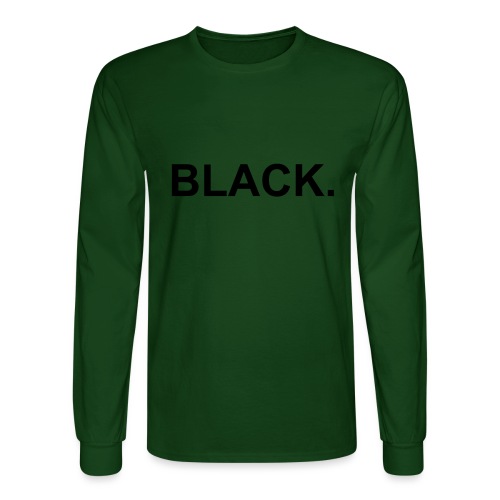 Black - Men's Long Sleeve T-Shirt