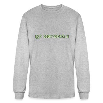 Act Confidently - Men's Long Sleeve T-Shirt - heather gray - Front