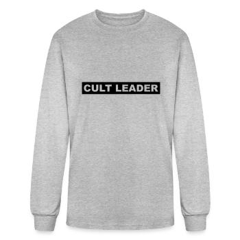 Cult Leader - Men's Long Sleeve T-Shirt - heather gray - Front