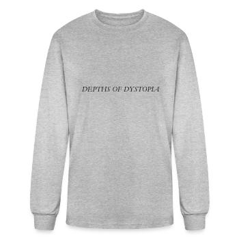 Depths of Dystopia - Men's Long Sleeve T-Shirt - heather gray - Front