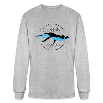 Tulkun Protection Society - Men's Long Sleeve T-Shirt - heather gray - Front