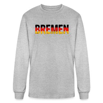 Bremen Germany flag - Men's Long Sleeve T-Shirt - heather gray - Front
