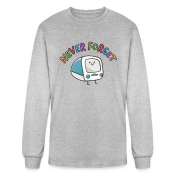 Never Forget G3 - Men's Long Sleeve T-Shirt - heather gray - Front