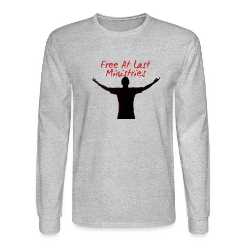Free At Last Ministries Logo - Men's Long Sleeve T-Shirt