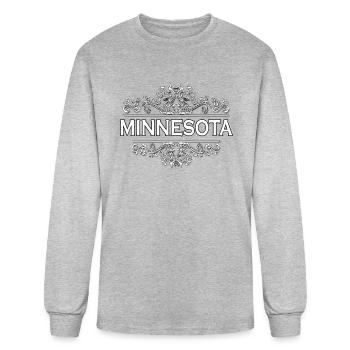 Minnesota State - Men's Long Sleeve T-Shirt - heather gray - Front