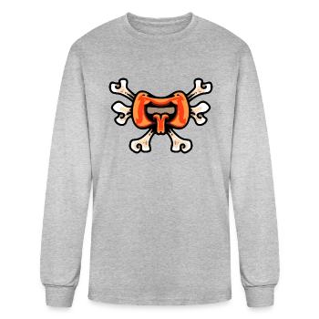 Meat And Mouth - Men's Long Sleeve T-Shirt - heather gray - Front