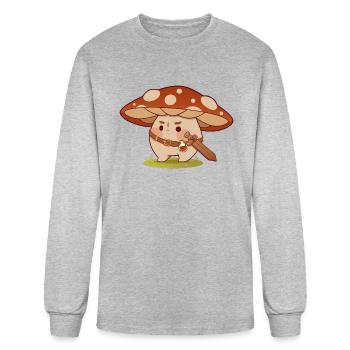 Forest Guardian - Men's Long Sleeve T-Shirt - heather gray - Front