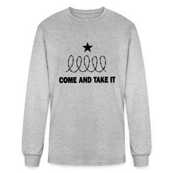 Come And Take It - Men's Long Sleeve T-Shirt - heather gray - Front