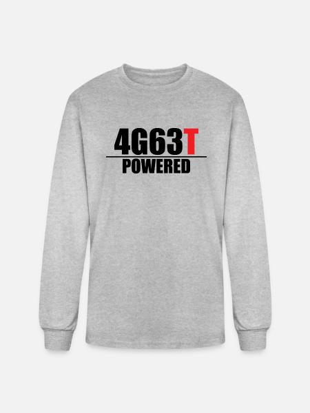4G63T Powered - Men's Long Sleeve T-Shirt - heather gray
