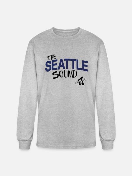 the seattle sound - Men's Long Sleeve T-Shirt - heather gray