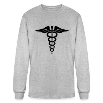 medical - Men's Long Sleeve T-Shirt - heather gray - Front