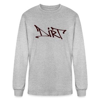 dirt - Men's Long Sleeve T-Shirt - heather gray - Front