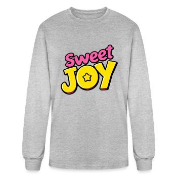 Sweet Joy - Men's Long Sleeve T-Shirt - heather gray - Front
