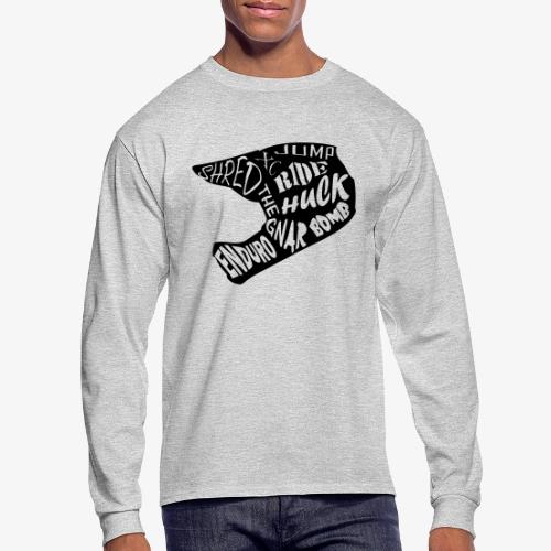 MTB Slang Helmet - Men's Long Sleeve T-Shirt