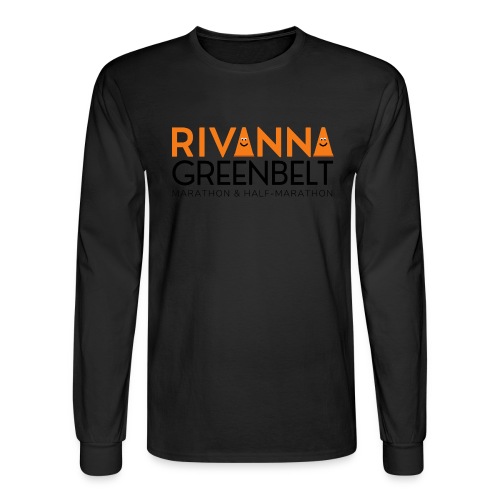 RIVANNA GREENBELT (orange/black) - Men's Long Sleeve T-Shirt