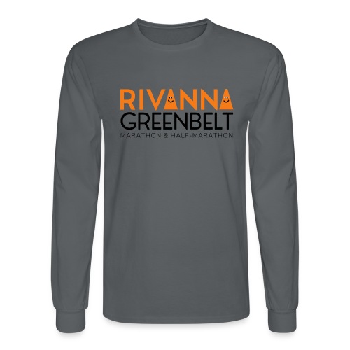 RIVANNA GREENBELT (orange/black) - Men's Long Sleeve T-Shirt