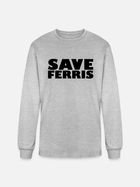 Save Ferris 70s - Men's Long Sleeve T-Shirt - heather gray