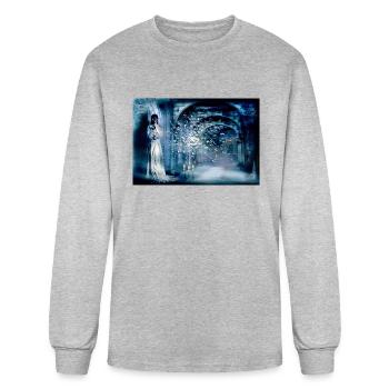 liberation of the soul - Men's Long Sleeve T-Shirt - heather gray - Front
