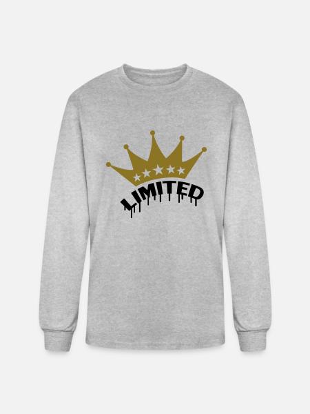 Limited - Men's Long Sleeve T-Shirt - heather gray