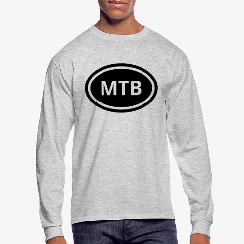 MTB Oval Logo - Men's Long Sleeve T-Shirt