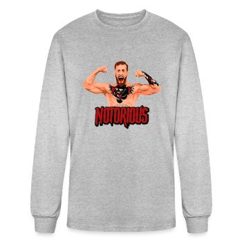 Connor Mcgregor - Men's Long Sleeve T-Shirt - heather gray - Front