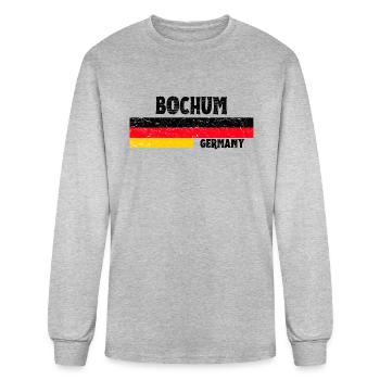 Bochum Germany - Men's Long Sleeve T-Shirt - heather gray - Front