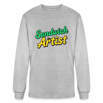 Sandwich Artist - Men's Long Sleeve T-Shirt - heather gray - Front