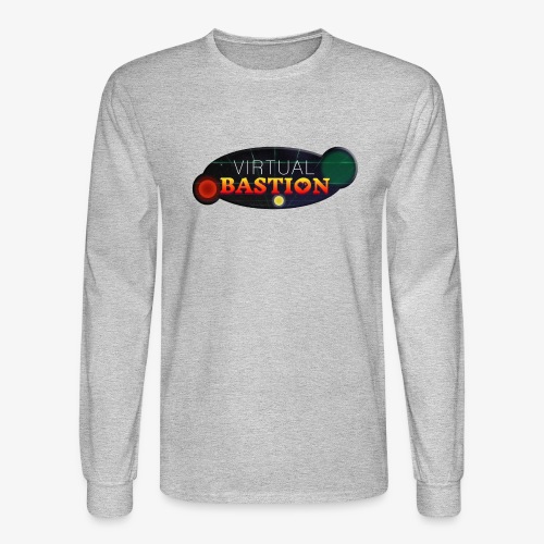 Virtual Bastion: Space Logo - Men's Long Sleeve T-Shirt